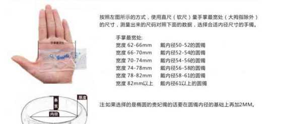 金鐲子手圍怎么量,買(mǎi)手鐲怎么測(cè)量手的大小圖5