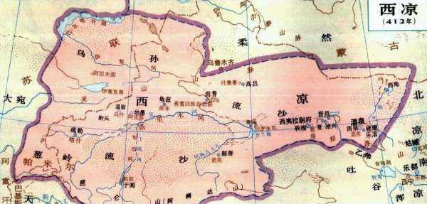 馬超的西涼是現(xiàn)在哪里,唐朝時(shí)的西涼國(guó)現(xiàn)在在哪里建立圖5
