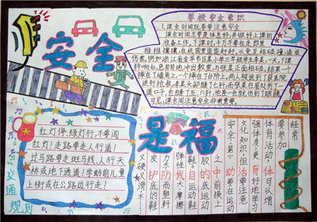 安全知識手寫板報(bào)