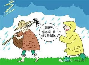 防雷雨安全知識動畫片