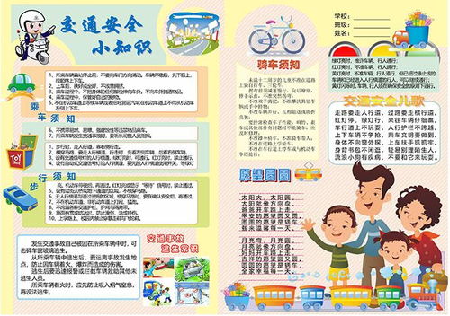交通安全知識畫報