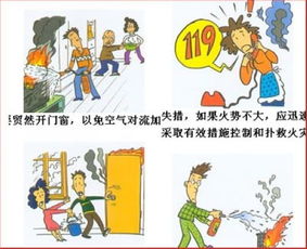 關(guān)于火的安全知識(shí)漫畫