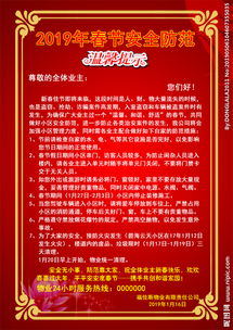 春節(jié)安全防范知識(shí)宣傳