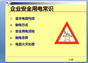 電力安全知識ppt免費