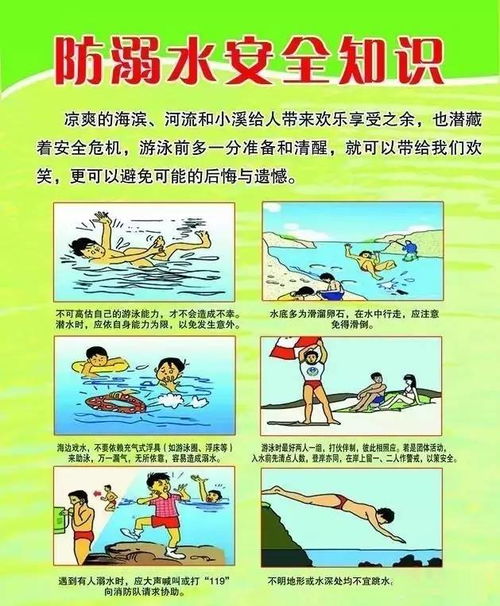 安全防溺水知識寫字