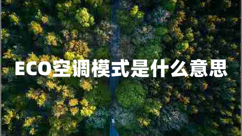 ECO空調(diào)模式是什么意思