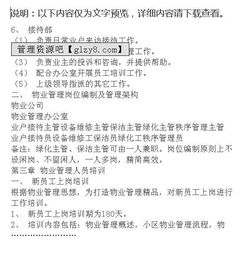安置小區(qū)物業(yè)管理的策劃方案
