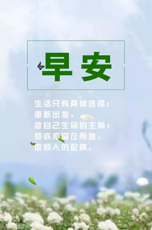 早班正能量句子