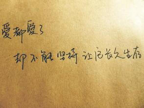 愛情的正能量的句子經(jīng)典