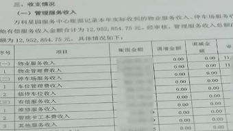 北京業(yè)委會會計科目