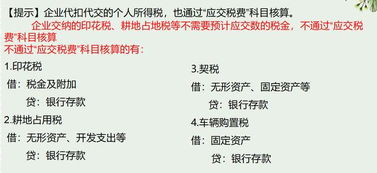 應(yīng)交稅費(fèi)內(nèi)帳會(huì)計(jì)科目