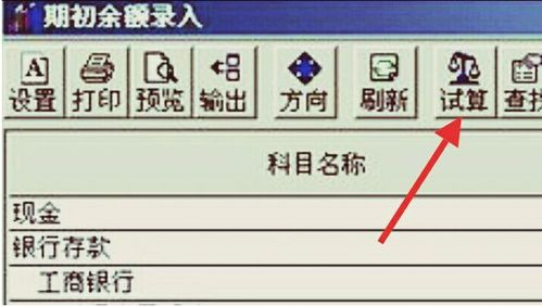 u8會計科目期初余額錄入,會計科目及期初余額設置,會計科目期初余額表