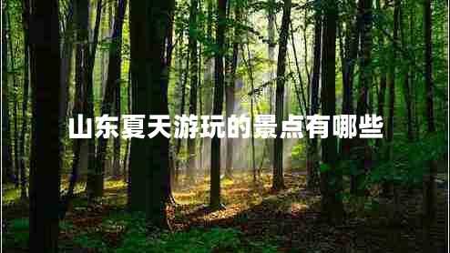 山東夏天游玩的景點有哪些