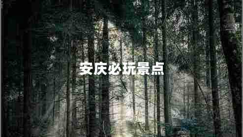 安慶必玩景點