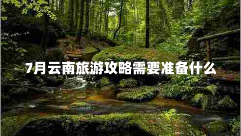 7月云南旅游攻略需要準(zhǔn)備什么