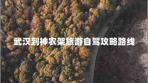 武漢到神農架旅游自駕攻略路線