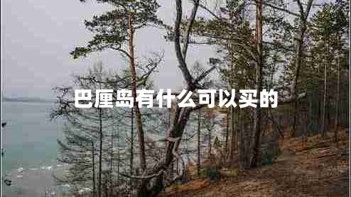 巴厘島有什么可以買的