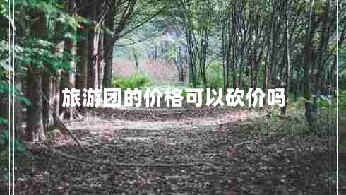 旅游團(tuán)的價(jià)格可以砍價(jià)嗎