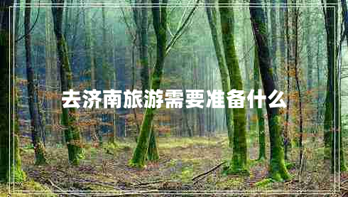 去濟(jì)南旅游需要準(zhǔn)備什么