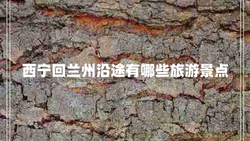 西寧回蘭州沿途有哪些旅游景點