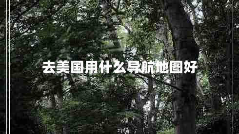 去美國用什么導(dǎo)航地圖好