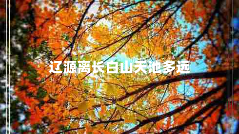 遼源離長白山天池多遠