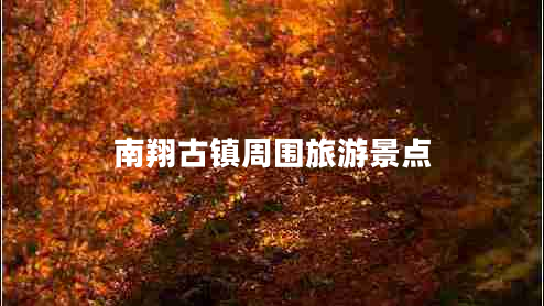 南翔古鎮(zhèn)周圍旅游景點(diǎn)