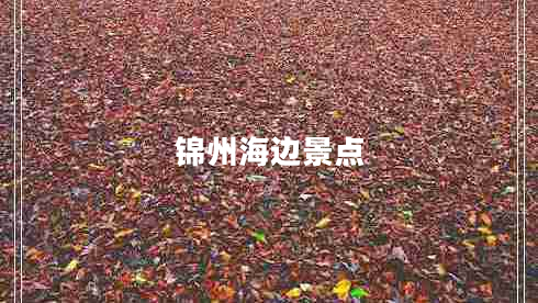 錦州海邊景點