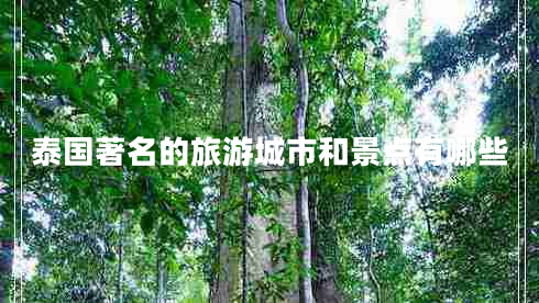 泰國著名的旅游城市和景點(diǎn)有哪些