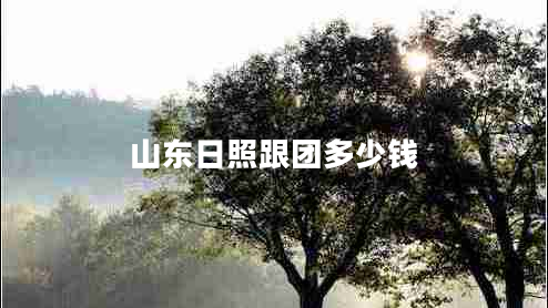 山東日照跟團(tuán)多少錢