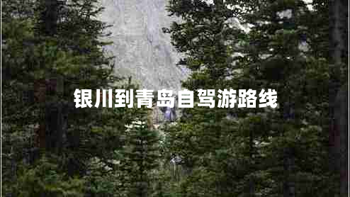 銀川到青島自駕游路線