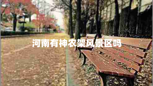 河南有神農(nóng)架風(fēng)景區(qū)嗎