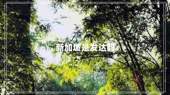 新加坡是發(fā)達(dá)嗎