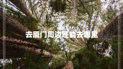 去廈門周邊還能去哪里