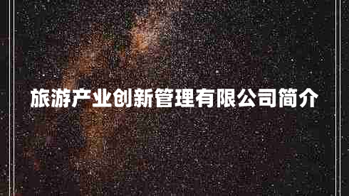 旅游產(chǎn)業(yè)創(chuàng)新管理有限公司簡(jiǎn)介
