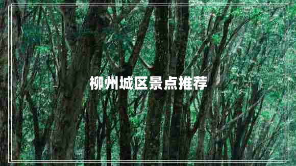 柳州城區(qū)景點(diǎn)推薦