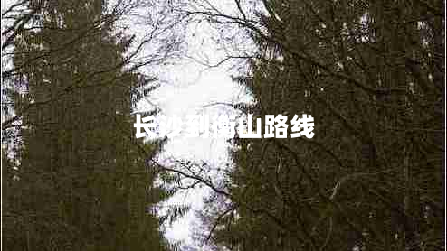 長(zhǎng)沙到衡山路線