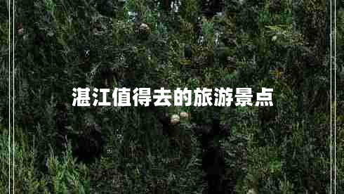 湛江值得去的旅游景點