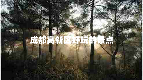 成都高新區(qū)好玩的景點(diǎn)