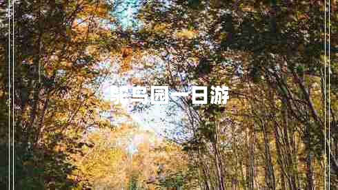 鴕鳥園一日游