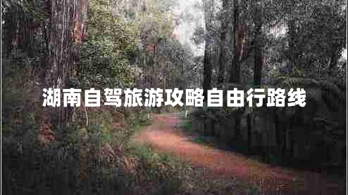 湖南自駕旅游攻略自由行路線