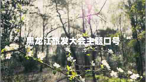 黑龍江旅發(fā)大會(huì)主題口號(hào)