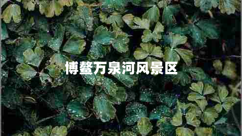 博鰲萬(wàn)泉河風(fēng)景區(qū)