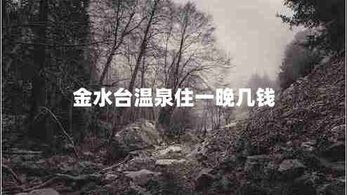 金水臺溫泉住一晚幾錢