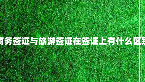 商務(wù)簽證與旅游簽證在簽證上有什么區(qū)別