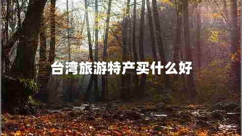 臺(tái)灣旅游特產(chǎn)買(mǎi)什么好