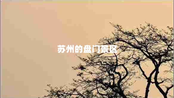 蘇州的盤(pán)門(mén)景區(qū)
