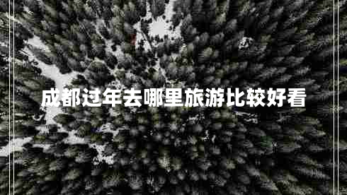 成都過年去哪里旅游比較好看 成都過年去哪里旅游比較好看