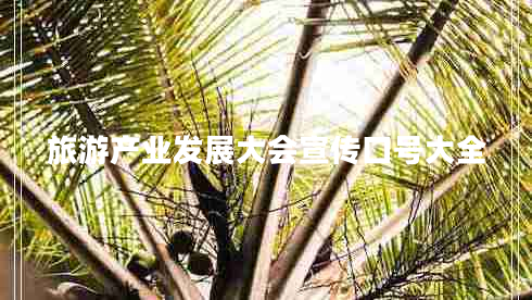 旅游產業(yè)發(fā)展大會宣傳口號大全