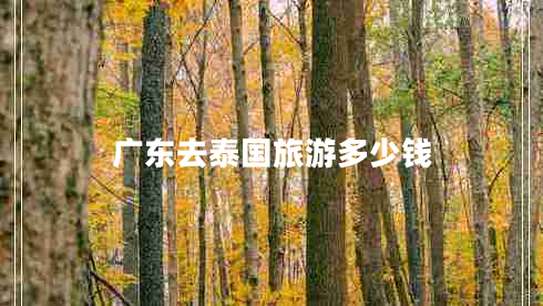 廣東去泰國(guó)旅游多少錢